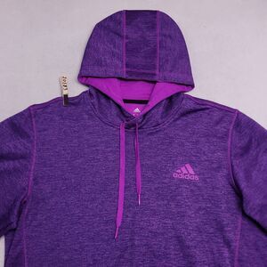 Adidas Pullover Long Sleeve Casual Hoodie Womens Size Medium M Purple
